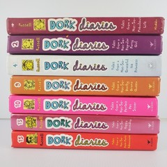 Lot of 7 Dork Diaries by Rachel Renee Russell Hardcover 1 2 4 9 10 13 15