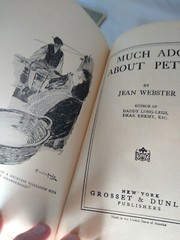 Much Ado About Peter by Jean Webster 1909 Antique Hardcover Torn Dust Jacket