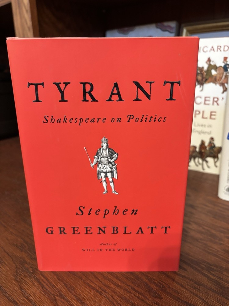 Tyrant Stephen Greenblatt 1st HC Ptg Norton 2018 Fine Unread