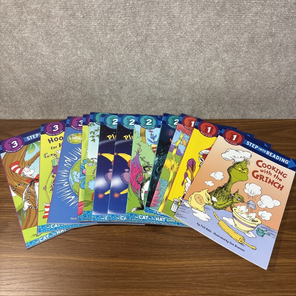 Random Lot of 11 Level 1,2,3 Step Into Reading| I Can Read |Learn To Read GOOD