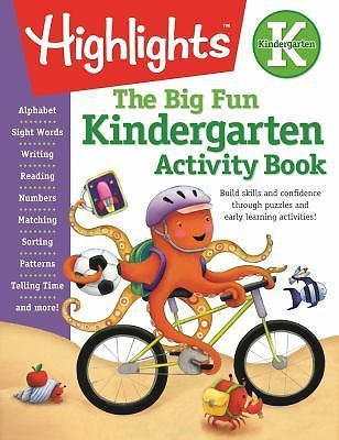 NEW! Highlights Kindergarten „Big Fun Workbook” Puzzles & Learning Activities