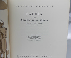 Carmen and Letters from Spain | Prospero Mérimée | 1931 – #354 of 595