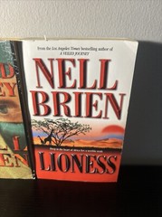 Veiled Journey + Lioness by Nell Brien Fiction Novel Bundle 1999 Romance 1990’s