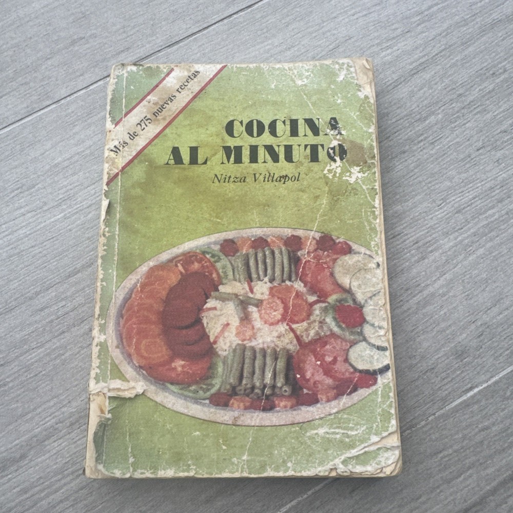 Cocina al Minuto Nitza Villapol 1981 Cuban Cookbook Original Havana Edition