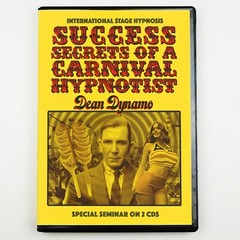 SUCCESS SECRETS of a CARNIVAL HYPNOTIST Stage Hypnosis Group Hypnotic Inductions