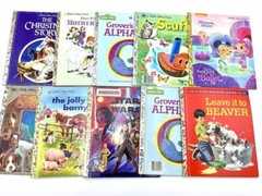 Little golden books 5 lot vintage collectable Disney Random Christmas kids