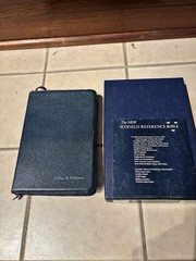 1945 Oxford Scofield Reference Bible KJV Concordance Natural Morocco Leather