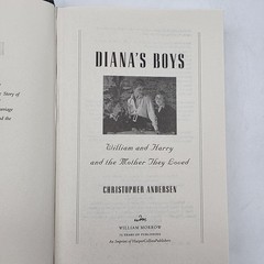 Lot of 4 Books on Princess Diana, Her Boys, Her Case, Multiple Titles Authors HC