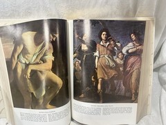 Vintage Large Holy Bible Catholic Version White Gold Gilt Page Edges Pictures