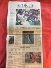 LA TIMES SPORTS SECTION JUNE 10 2025 DODGERS ANDY PAGES