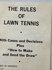 1970 Spalding Rules of Lawn Tennis Cases and Decisions Booklet 4.5″ x 6.5″ USLTA