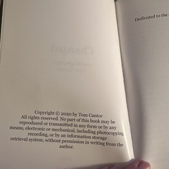 Changed by Tom Cantor Paperback 84 Pages