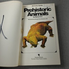 Prehistoric Animals Barry Cox 1970 Paperback Illustrated Bantam Books
