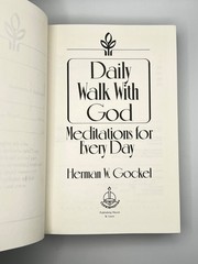 Daily Walk With God: Meditations For Every Day By Herman W. Gockel 1982 VG