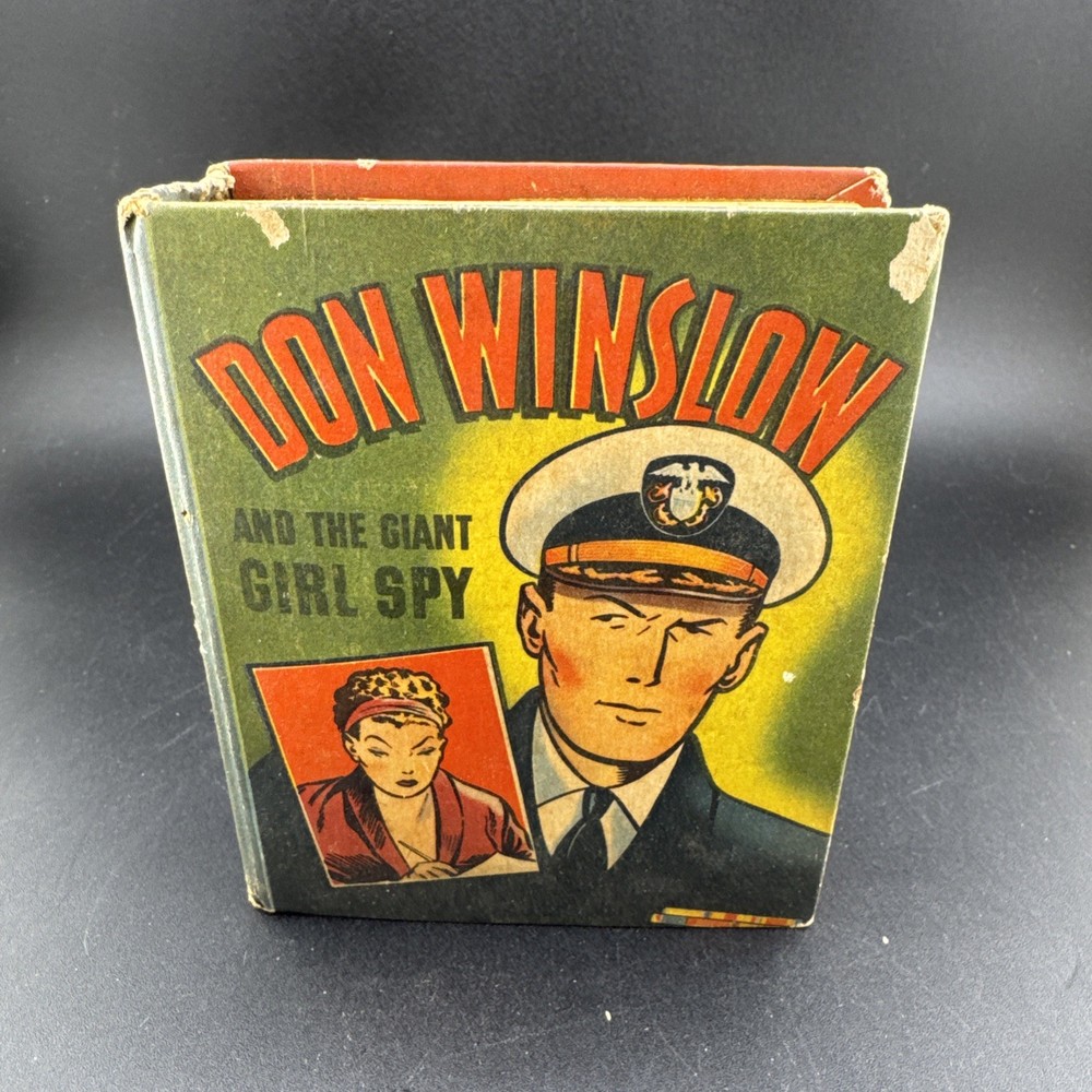 1946 DON WINSLOW Giant Girl Spy Whitman Big Little Book #1408 (BLB11)