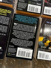 HALO Paperback Book Lot of 6 Xbox Master Chief Flood Scifi Fall of Reach