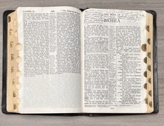 MOROCCO LEATHER Bible; RSV World 1962; Concordance; Thumb Indexed; Color Maps