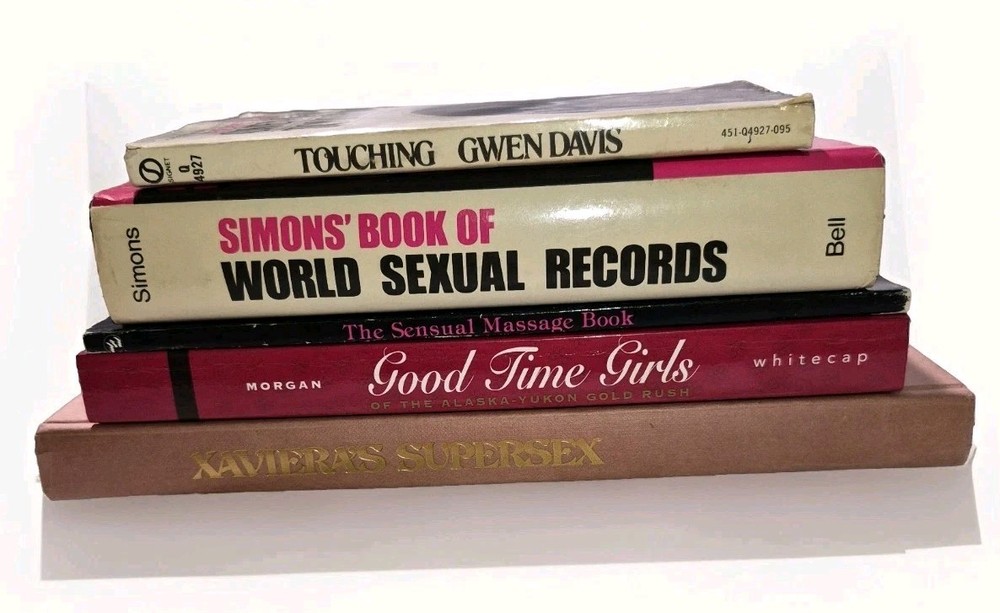 Vintage 70s 80s Erotica, Xaviera’s Supersex, Massage, World Sexual Records 5 Pc.