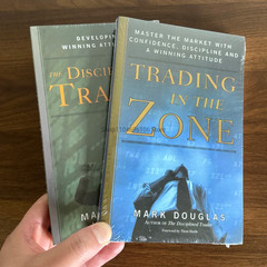 Trading in the Zone & Disciplined Trader Mark Douglas Paperback Books