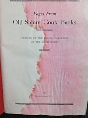 Vintage 1945 Salem Cookbook Recipes Pages From The Old Winston Salem NC Book