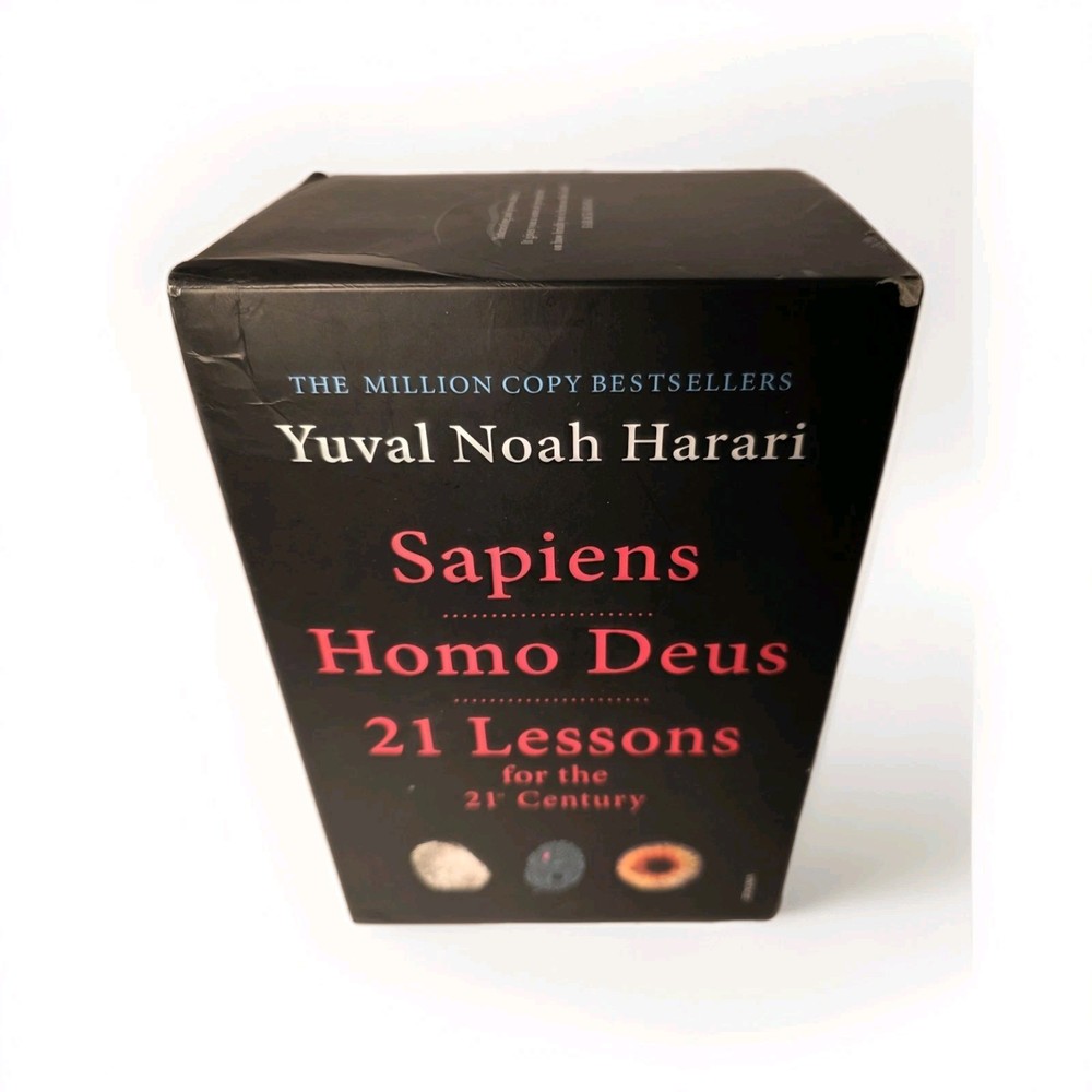 Yuval Noah Harari Box Set – Sapiens Homo Deus 21 Lessons for 21st by VINTAGE