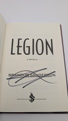 Brandon Sanderson – Legion – Signed First Dragonsteel Edition