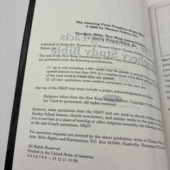 USED Prophecy Study Bible (2008 Black Leathersoft) – Amazing Facts Commentary