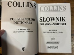 Collins Polish- English Dictionaries Slownik Angielsko-Polski Polsko-Angielski