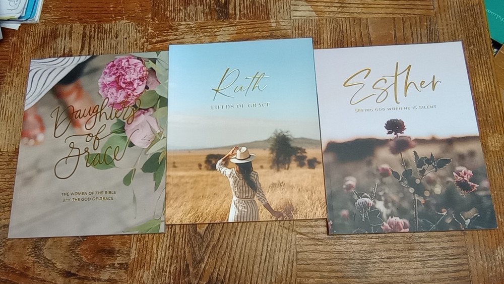 The Daily Grace Co. Devotional Bible study Lot: Ruth, Esther, Women of the Bible