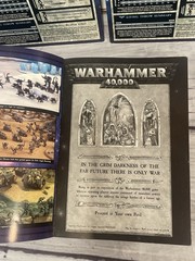 EUC Warhammer 40,000 In The Grim Darkness Of The Far Future 2nd Ed.W/ Ref Cards