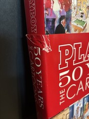 Playboy 50 Years The Cartoons Hardcover Book 2004 Hugh Hefner Art Humor VG