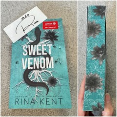 Sweet Venom Rina Kent Target Exclusive Edition Sprayed Edge Signed Bookplate