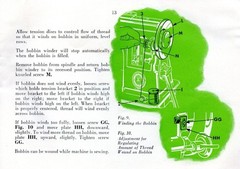 SINGER 301 Sewing Machine User Instruction Manual : FULL COLOR & WIRE BIND