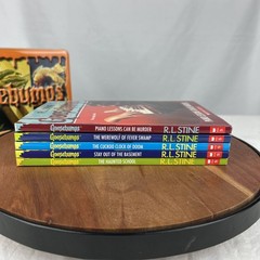 Goosebumps Retro Fear Limited Edition Collectible Tin Book Set Orange VGC Books