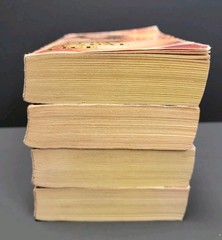 Lot of 4 1980’s Vtg Paperback Beeline Double Novels SC