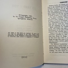 So Send I You Gospel Publishing House 1965 Missionary Manual AG Hardcover