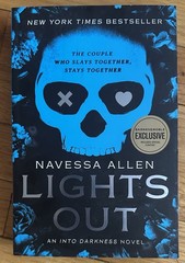 Lights Out By Navessa Allen Barnes & Noble Special Edition PB Book Sprayed Edges