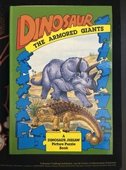 Dinosaur The Armored Giants Dinosaur Puzzle Book Hardcover EXCELLENT Vintage