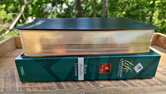 VG! Boxed Classic 1996c. NLT Life Application Study Bible Black Bonded Leather