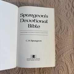 Spurgeon’s Devotional Bible C.H. Spurgeon HBDJ Baker Book House