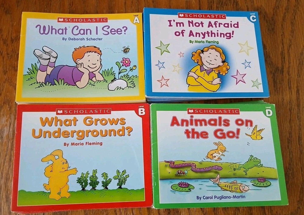 Little Leveled Readers by Scholastic Learn to Read Kids Books Lot Of 59 ABCD