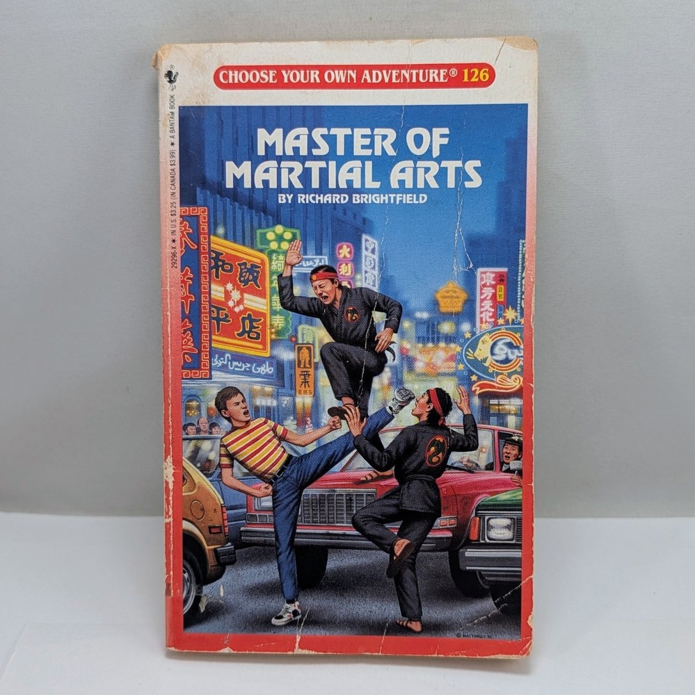 Choose Your Own Adventure # 126 MASTER OF MARTIAL ARTS 1992 Vintage 1st Ed PB