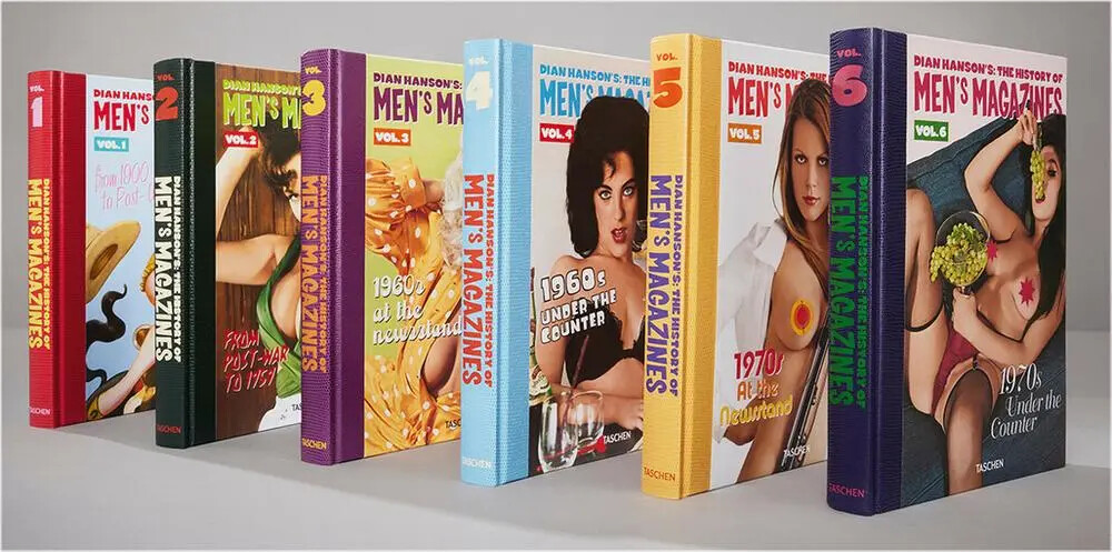 COMPLETE HISTORY OF MEN’s MAGAZINES Taschen HC Vol 1-6 by DIAN HANSON ~ OOH LALA