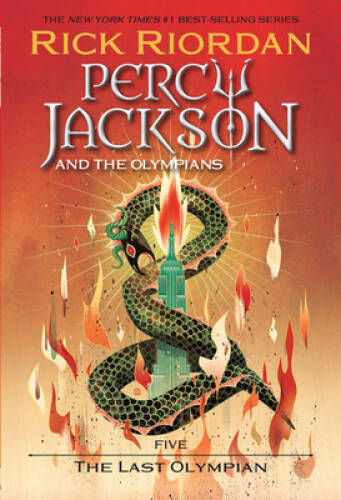 Percy Jackson and the Olympians, Book Five The Last Olympian (Percy Jacks – GOOD
