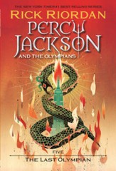 Percy Jackson and the Olympians, Book Five The Last Olympian (Percy Jacks – GOOD
