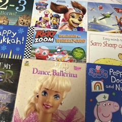 Lot Of 9 Paperback Books Children’s Preschool Mixed Titles Barbie, Peppa, Paw…