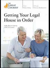 The Great Courses – Getting Your Legal House in Order Guidebook + DVD BRAND NEW