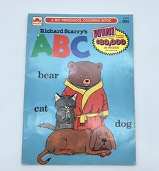 Vintage Coloring Books Lot 1980’s & 1990s Sesame Street Santa Animals NOS & USED