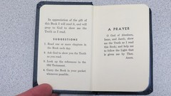 New Testament – Old Testament Prophecy Edition – hardcover – Very nice