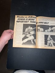 Sports Review Wrestling Magazine November 1981 Dusty Rhodes Cover NWA WCCW WWF